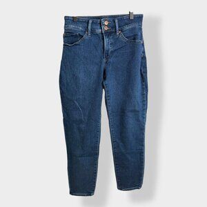 Express Curvy Cropped‎ Skinny Mid Rise Jean